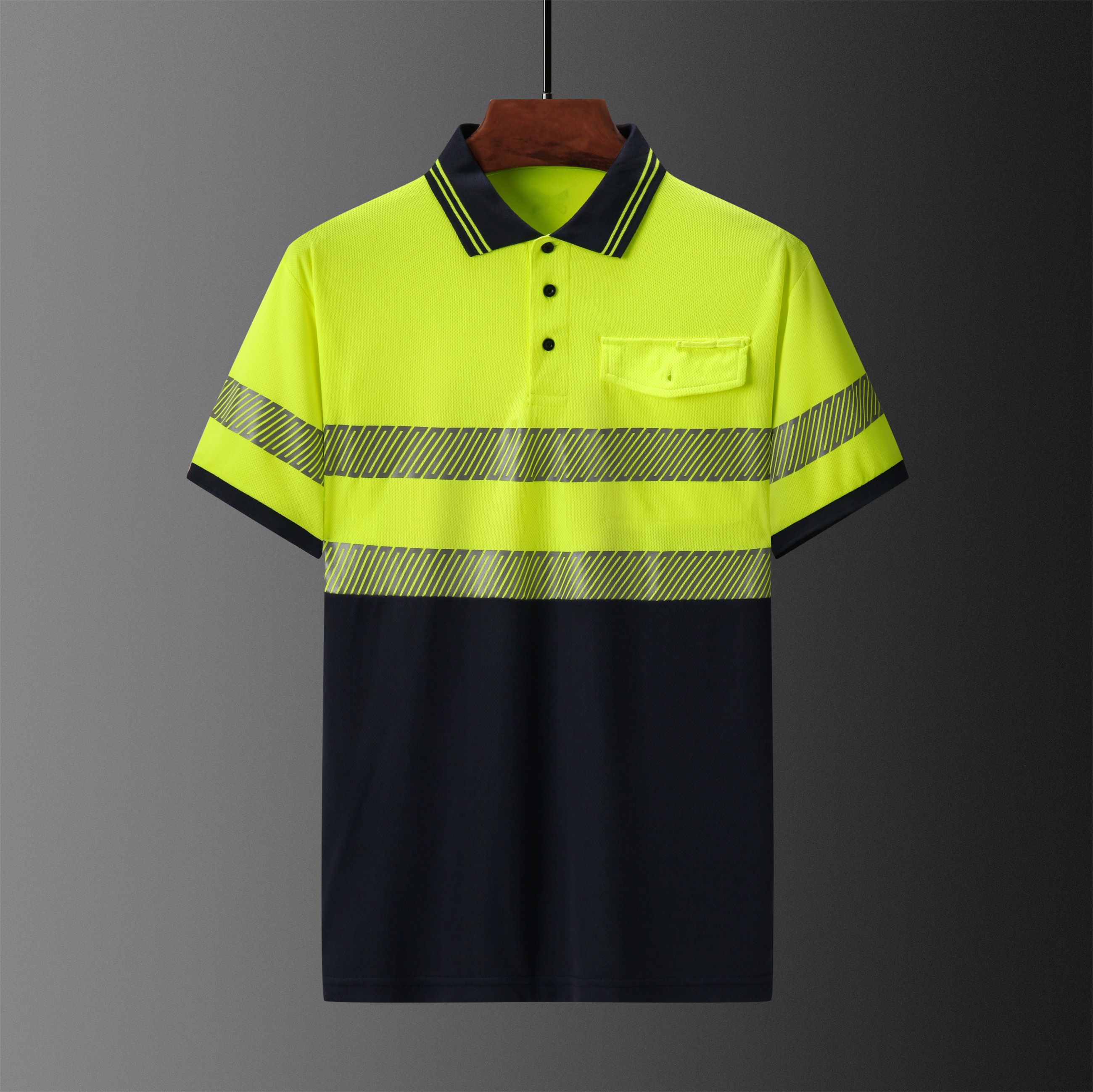 Men's short sleeve HIVIS polo shirt