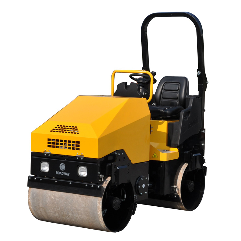 Ride-on hydraulic vibratory roller