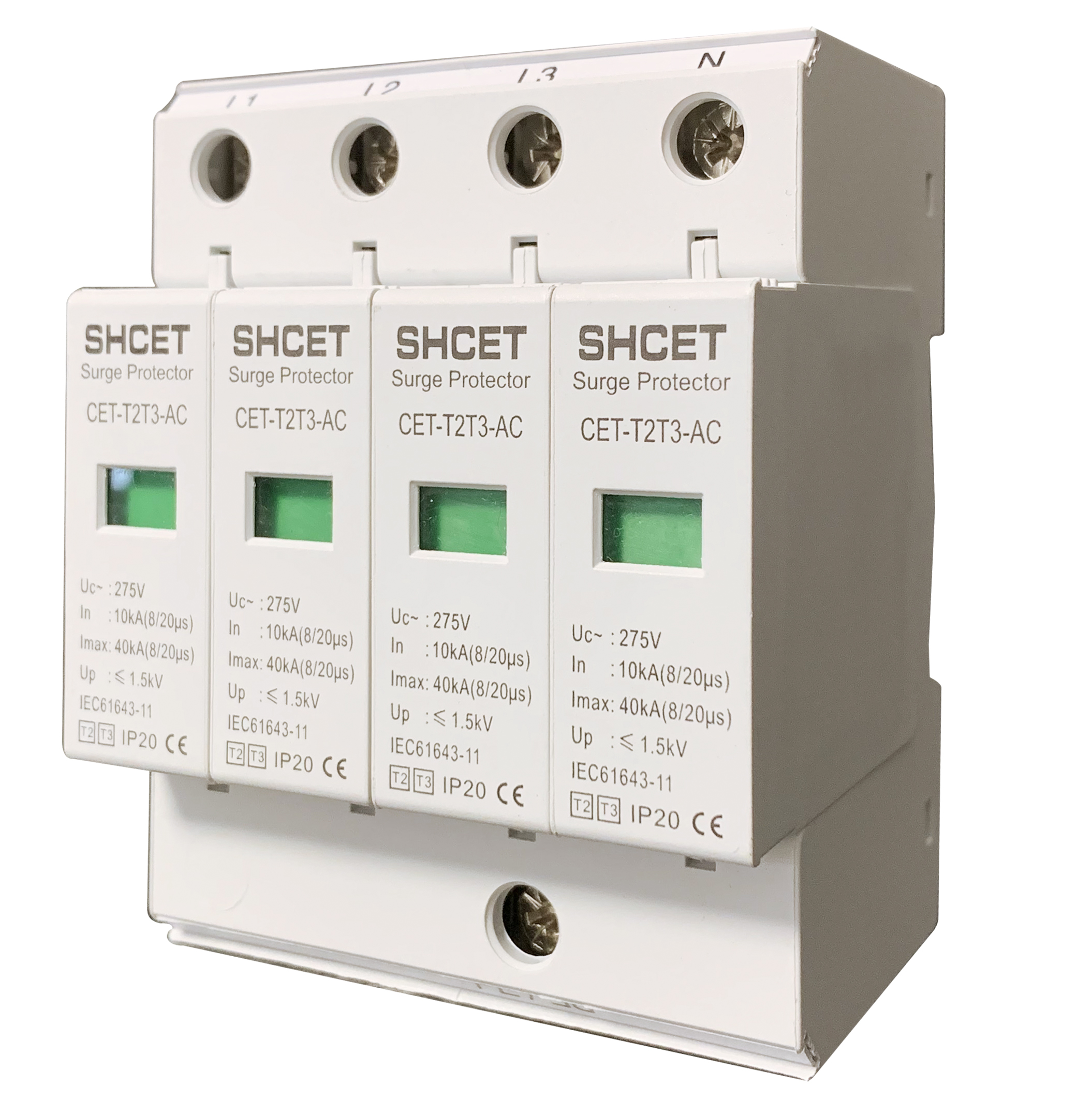 CET-T2T3-AC-1P AC surge protective device