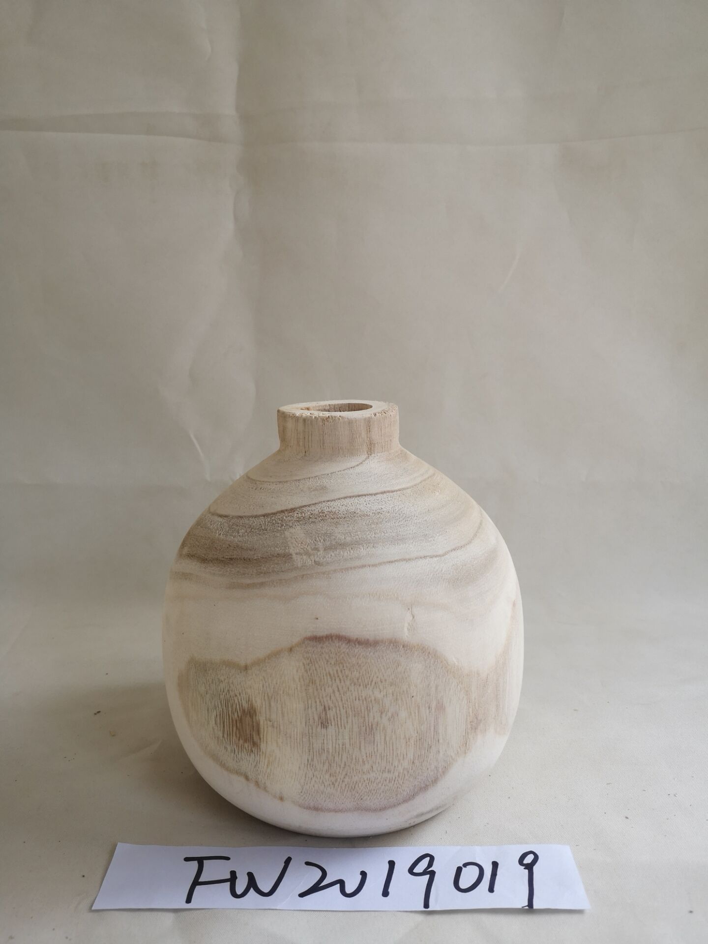 wooden vase