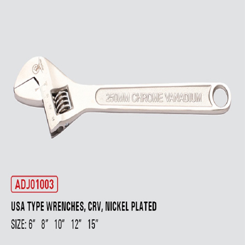 Usa Type Wrenches, Nickel Plated