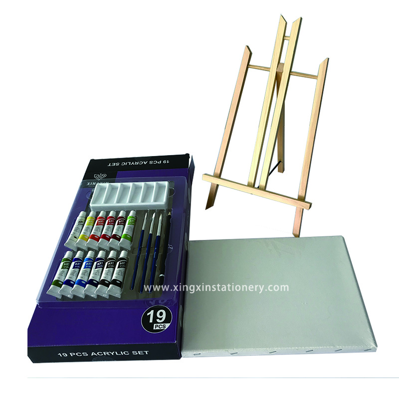 20pcs Acrylic Paint Color Box Art Set