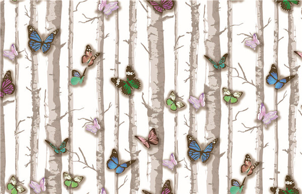 Printed cartoon pvc self adhesive foil wallpaper
