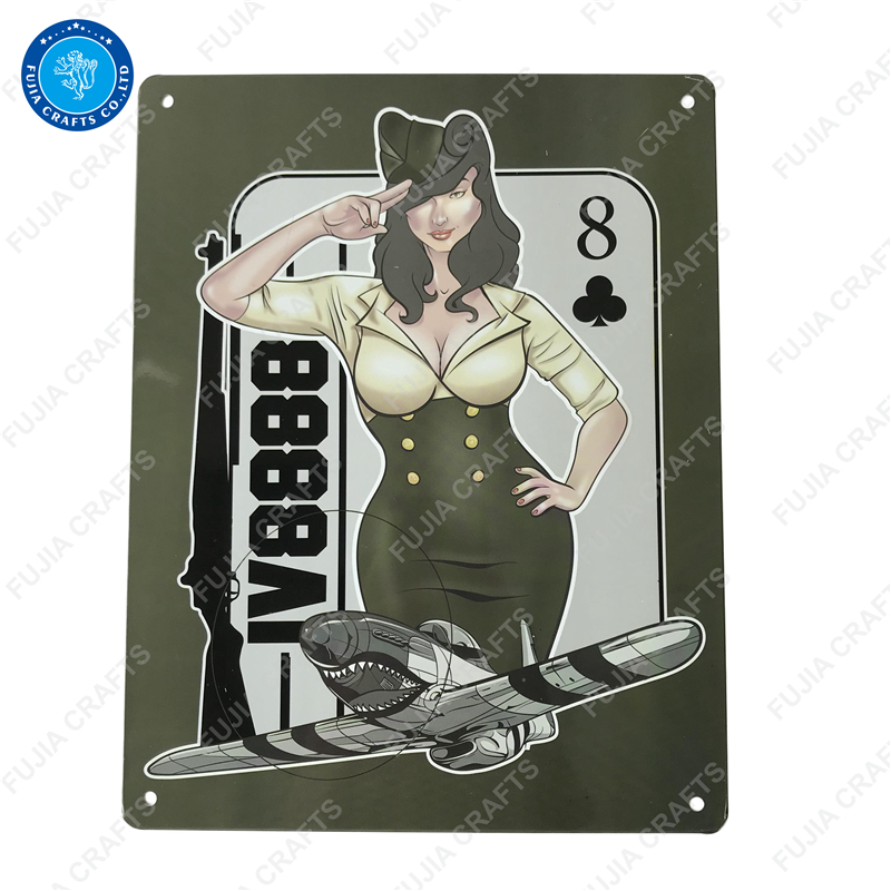 Factory High Quality Personalized Printed 3d Metal Souvenir Board Wall Decor Sign