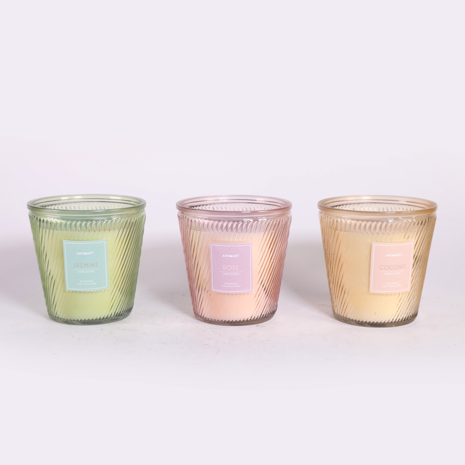 Decorated Scented Glass Candle