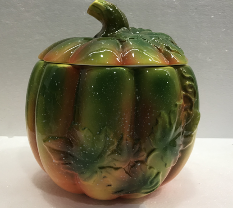 ceramic Pumpkin jar