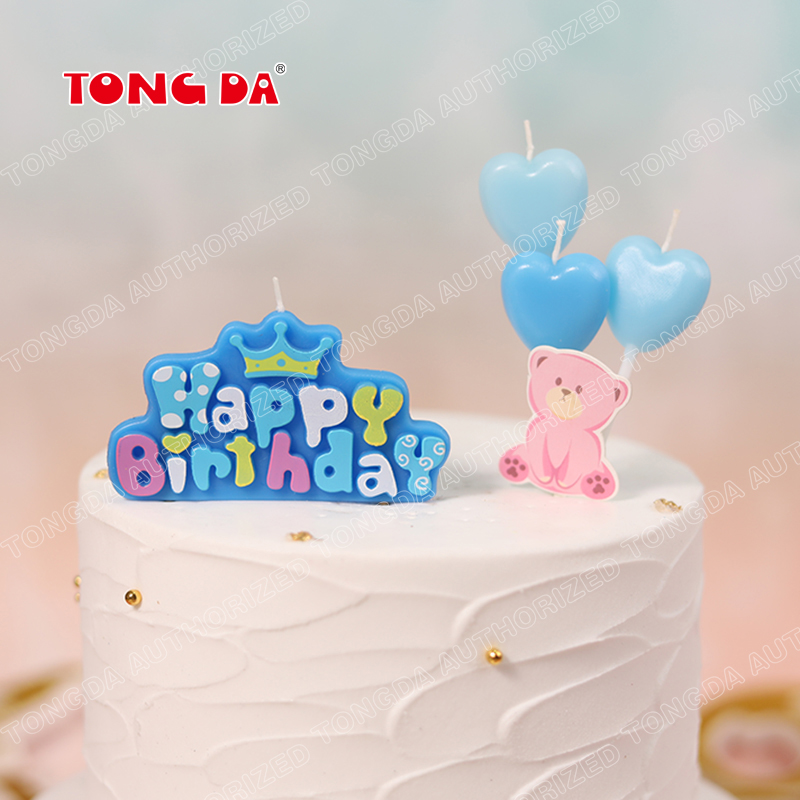 Party cake decoration children birthday creative smokeless cartoon candle