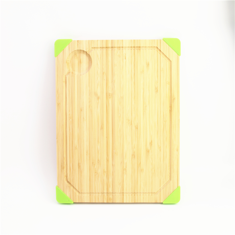 bamboo bread cutting board cheese board with silicone