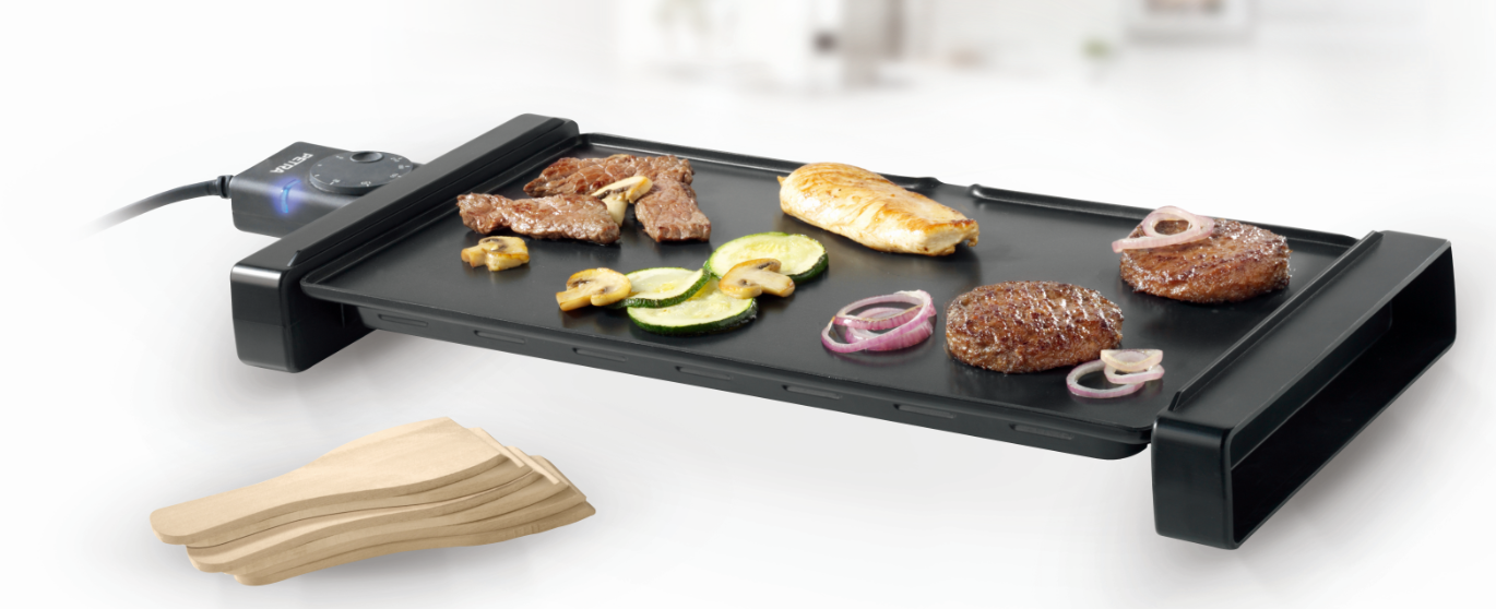 Electric grill plate
