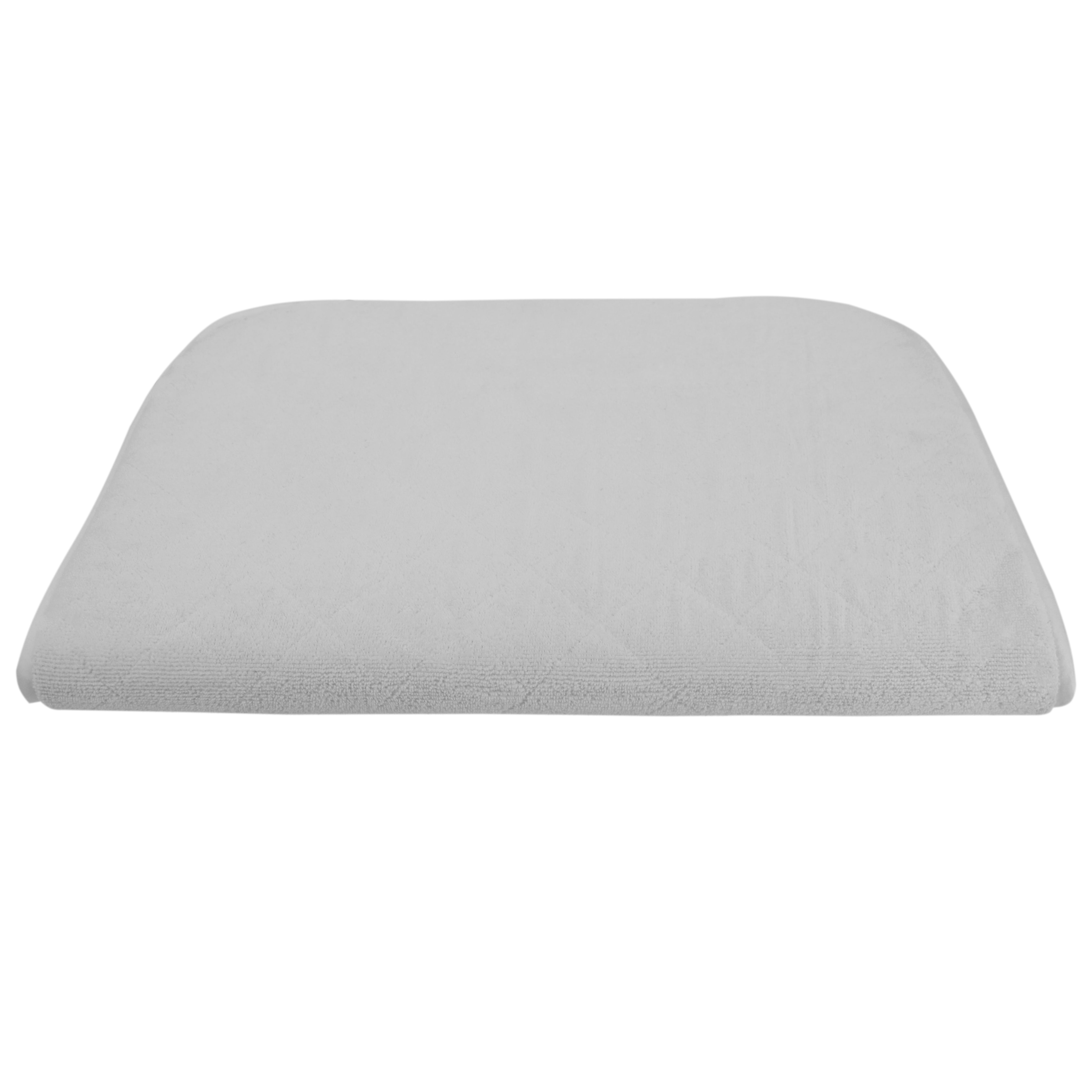 Hotel Quilted Microfiber Bath Mat Bath Rug with Memory Foam Core