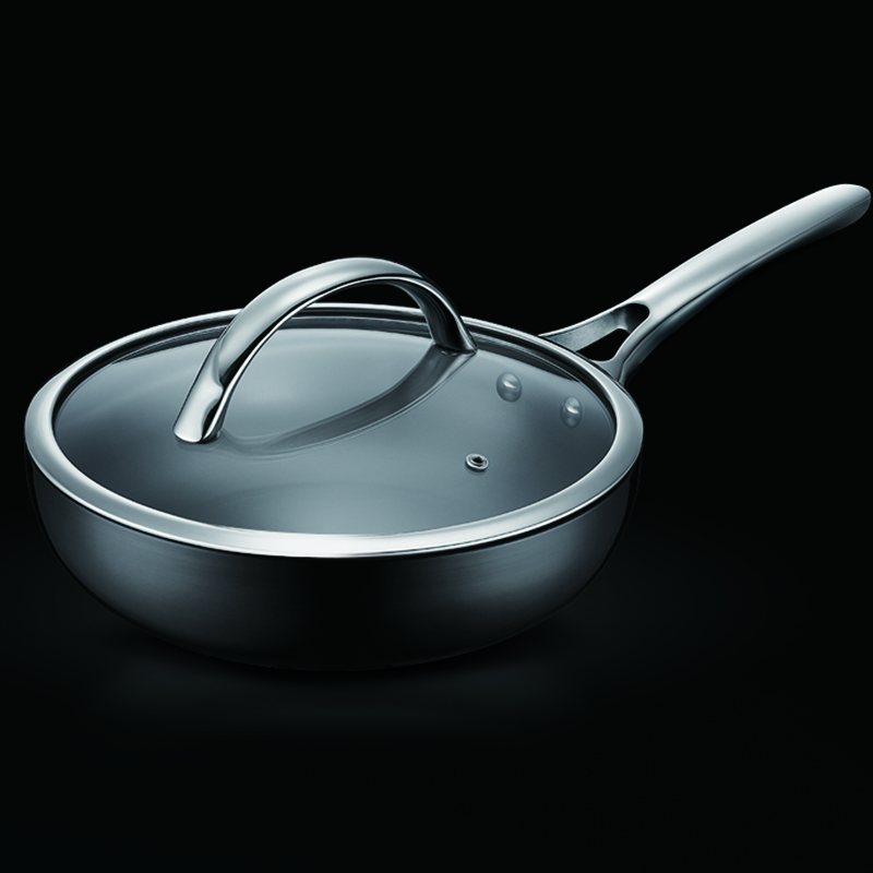 Titanium Pro sautepan pan with lid 28CM