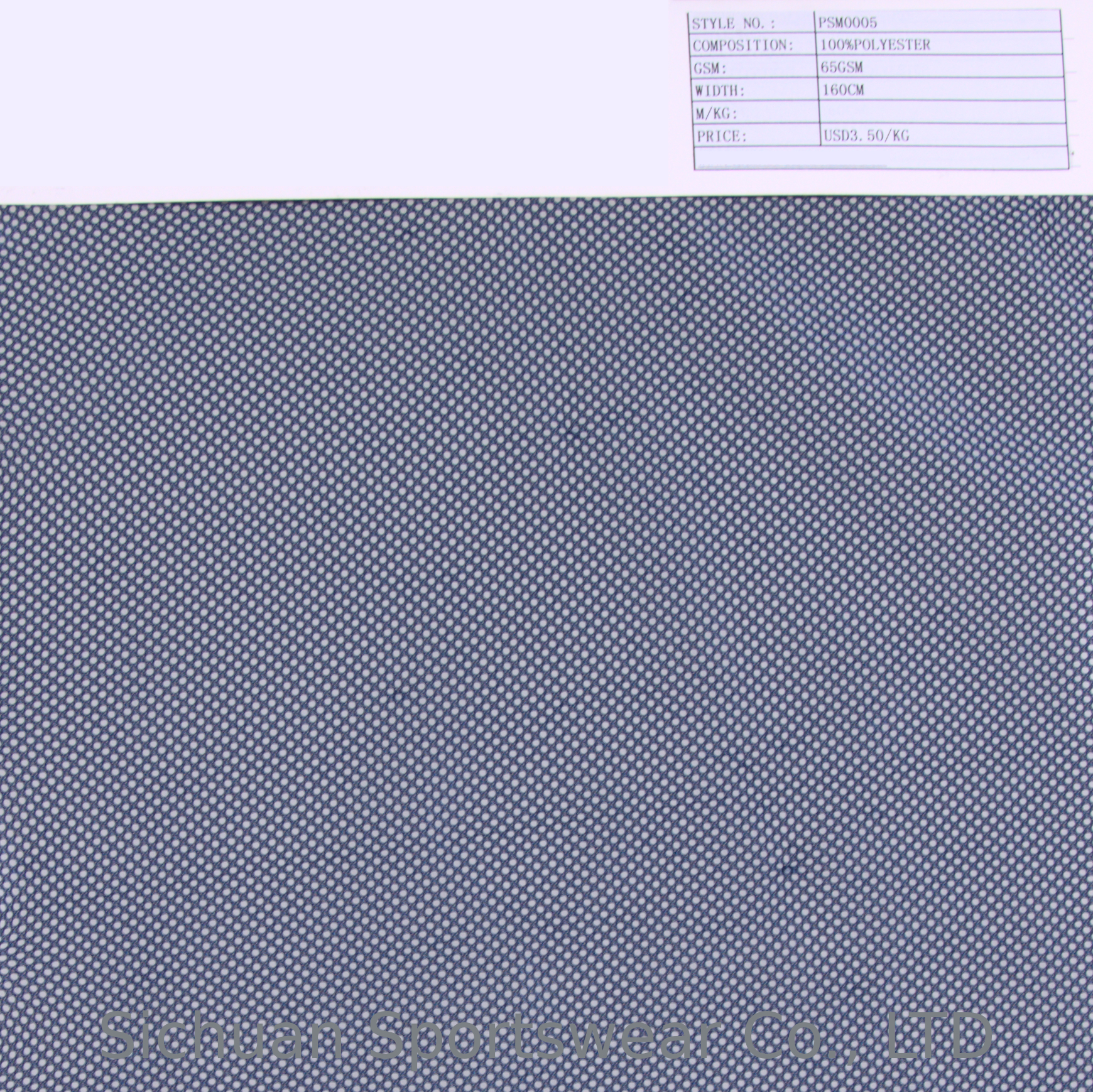 Mesh Of Sportswear Fabric