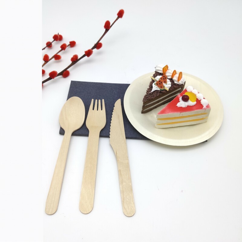 Wooden knife and fork spoon/Wood veneer products