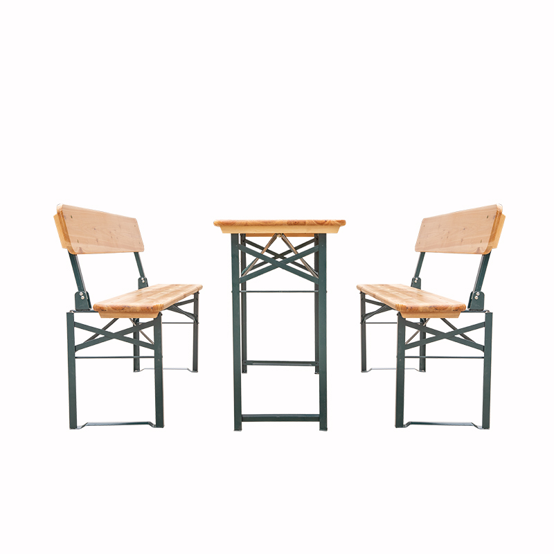 Beer Table Set with Backrest