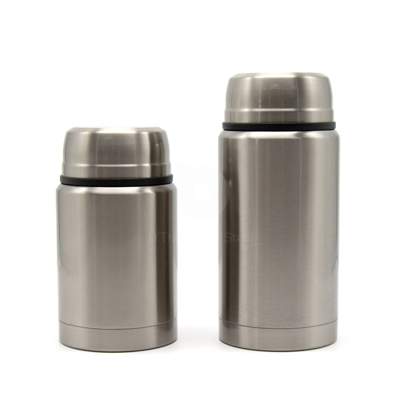 Stainless Steel Wide Mouth Food Jar Thermos Vacuum Food Flask Lunch Container