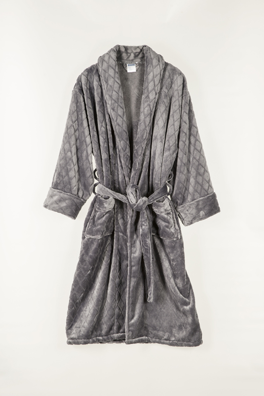 Custom coral fleece flannel supre soft high quality white or color for adults men women hotel home bathrobe night gown