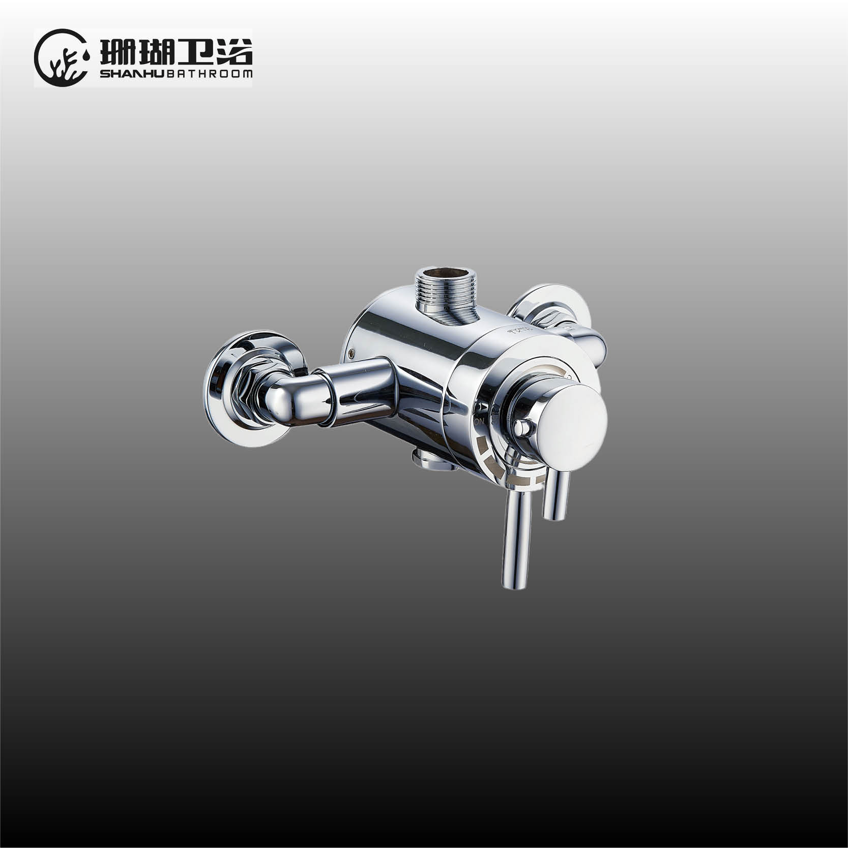 Traditional exposed thermostatic shower valveT8572