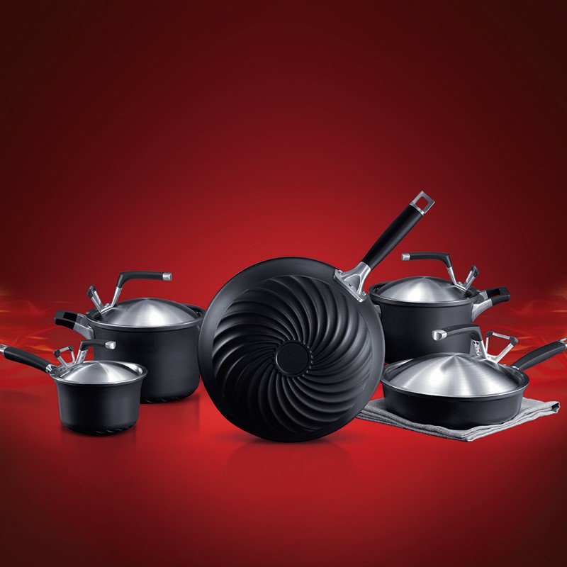 Tornado Elite die cast aluminum 10pcs cookware set