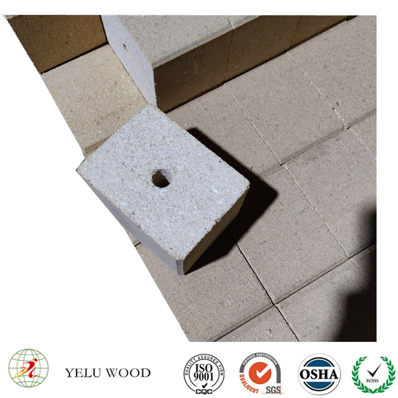 compressed chipblock for pallet foot