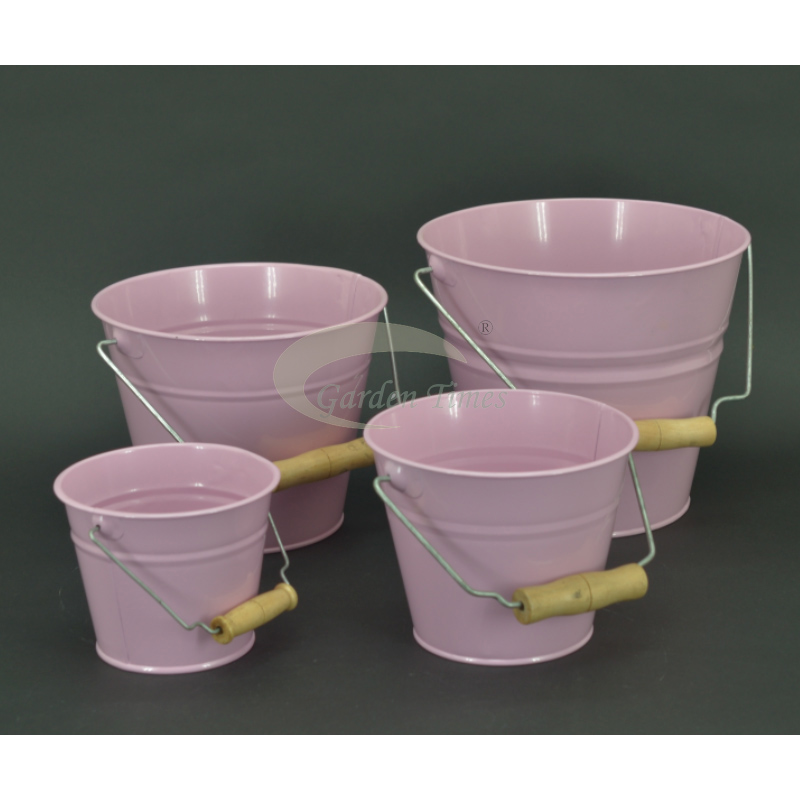 metal flower pot