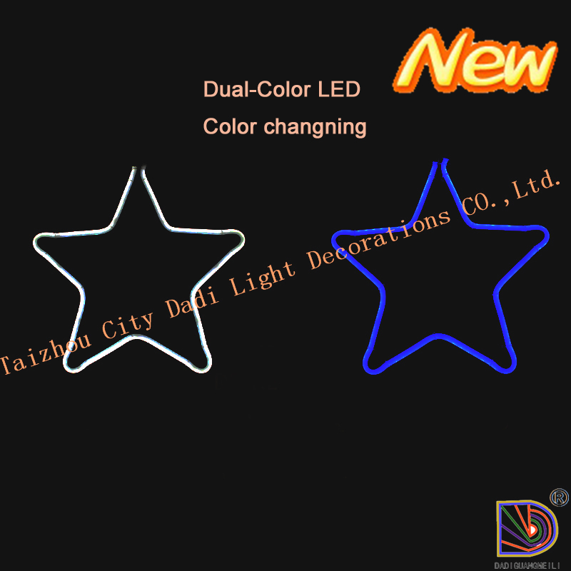 Color changing Metal frame with Neonflex light