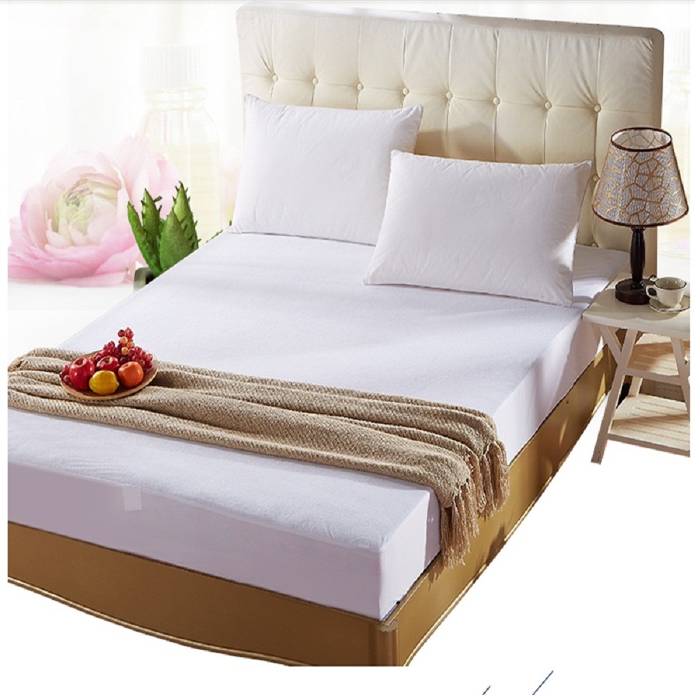Terry waterproof mattress protector