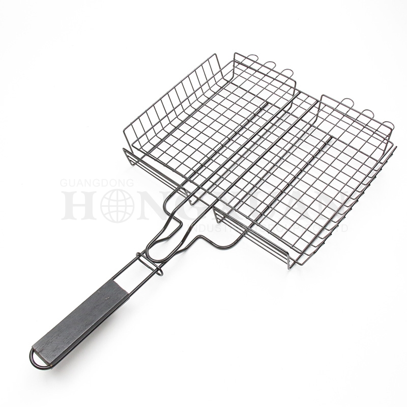 grill basket with non-stick coating