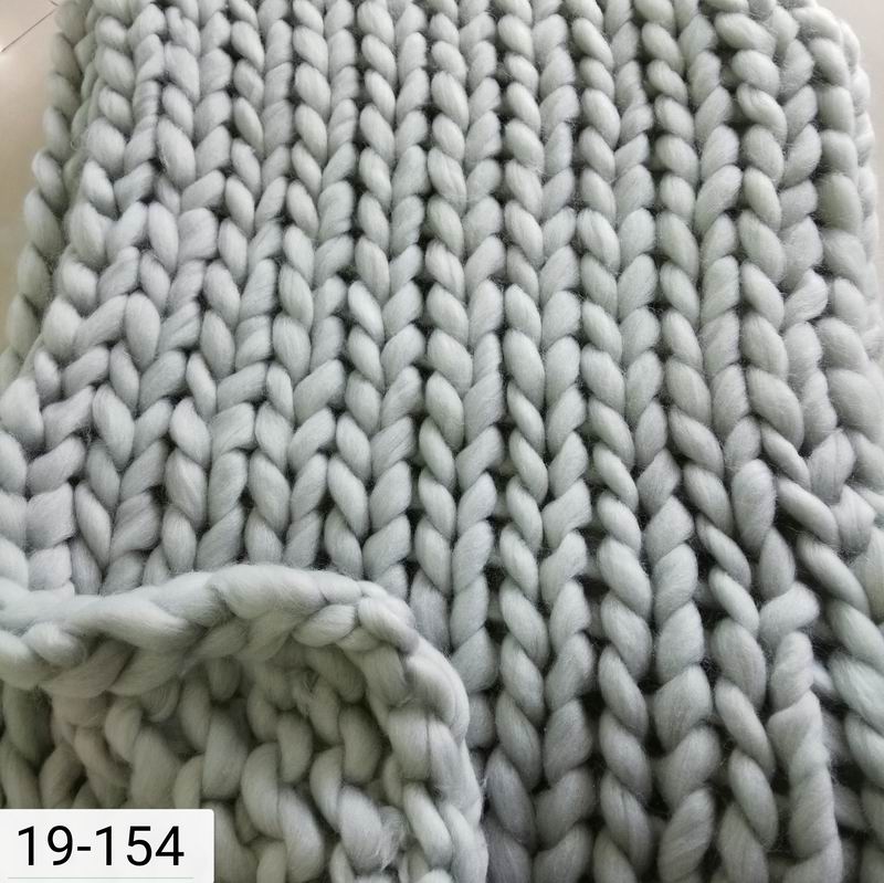 With thick polyester blanket