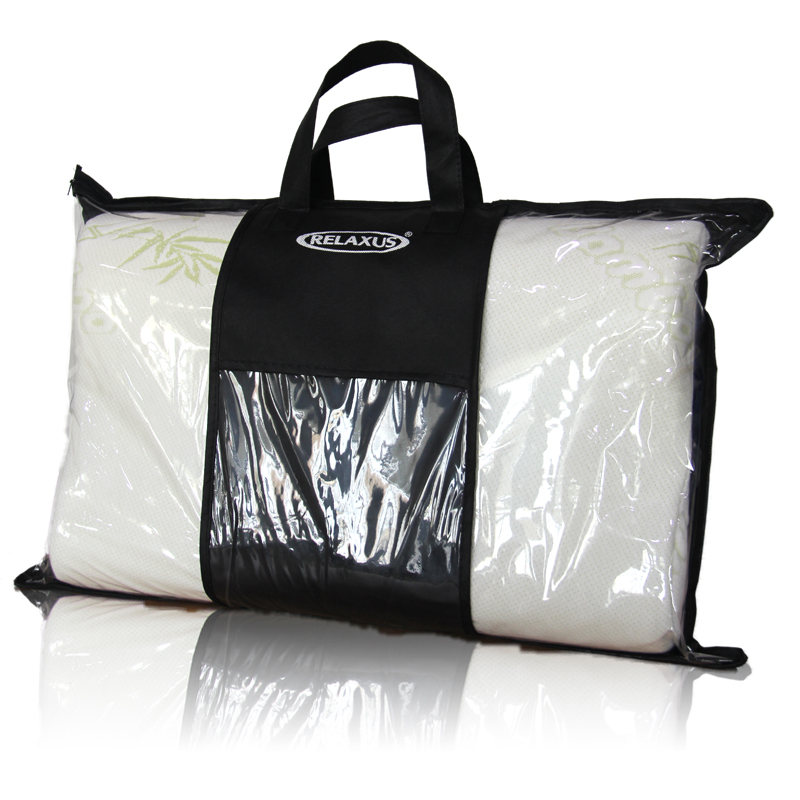 zero pressure bamboo memory foam pillow ready to ship