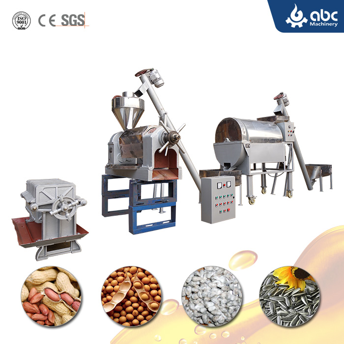 5TPD Oil Mill Plant, Soybean, Peanut, Sunflower Seed, ABC Machinery