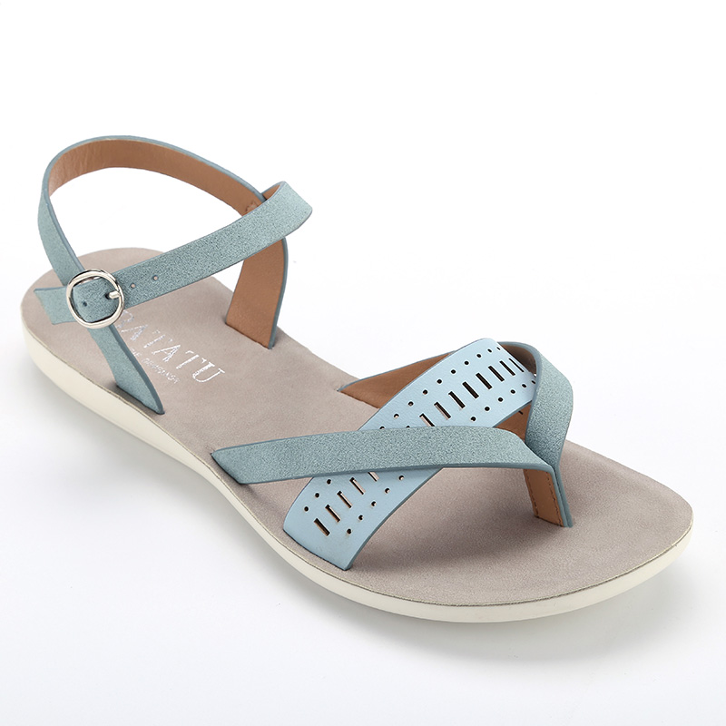 New Women sandal Flat sandals serpentine comfort injection Pu sandals Women flat sandals