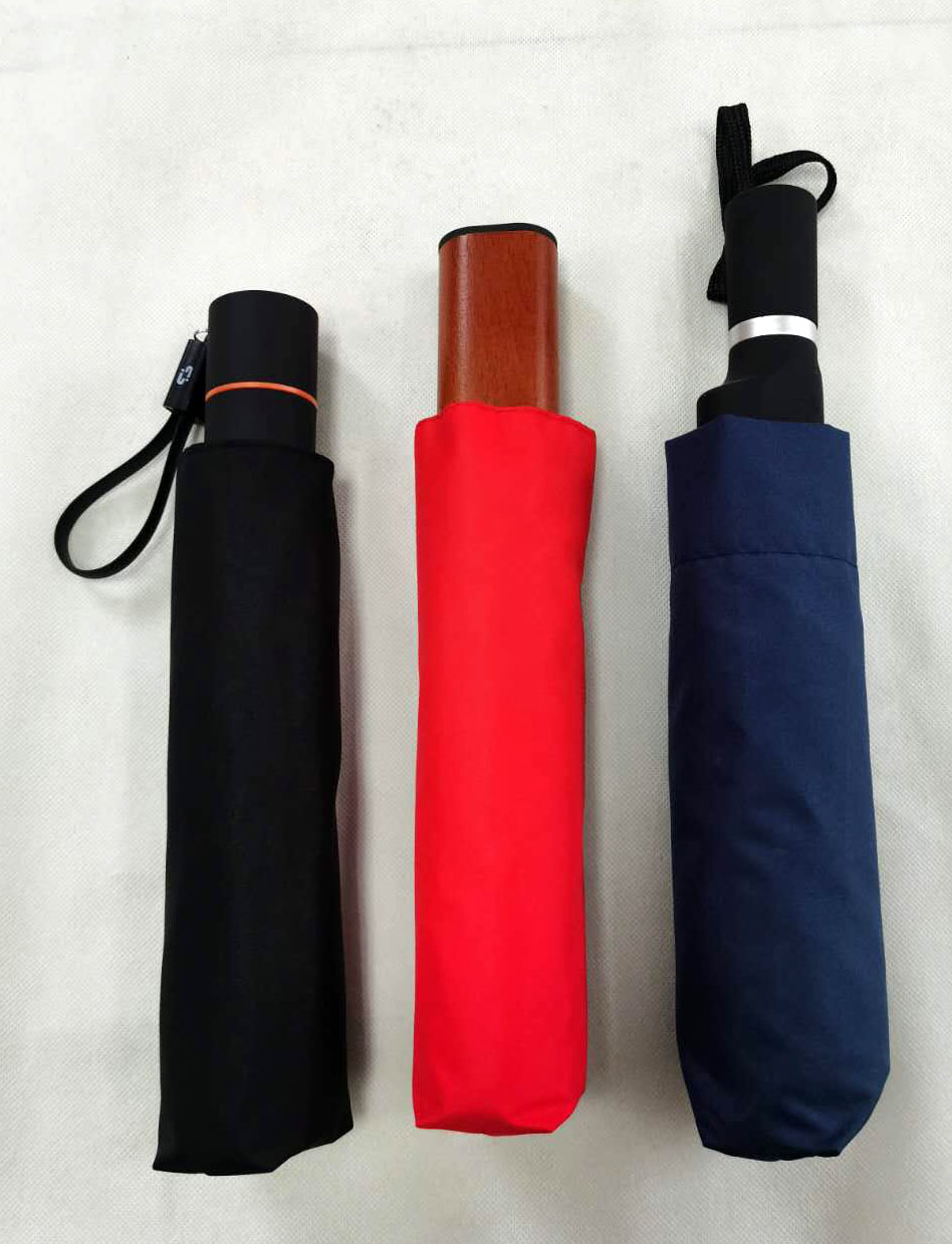 Special Function 3 Section Manual Open Folding Umbrella