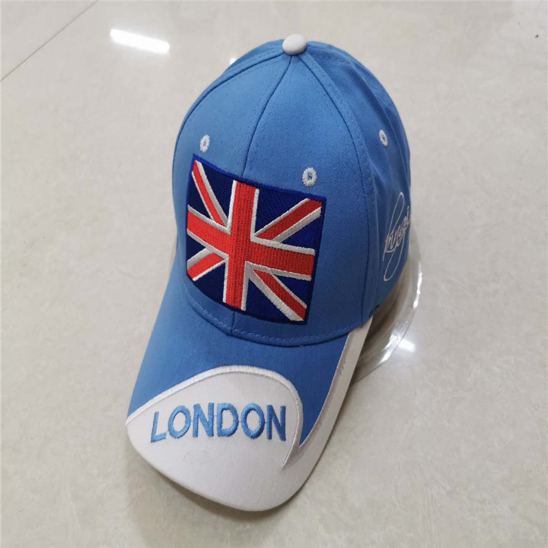 6-Panels Baseball Cap 100% Cotton