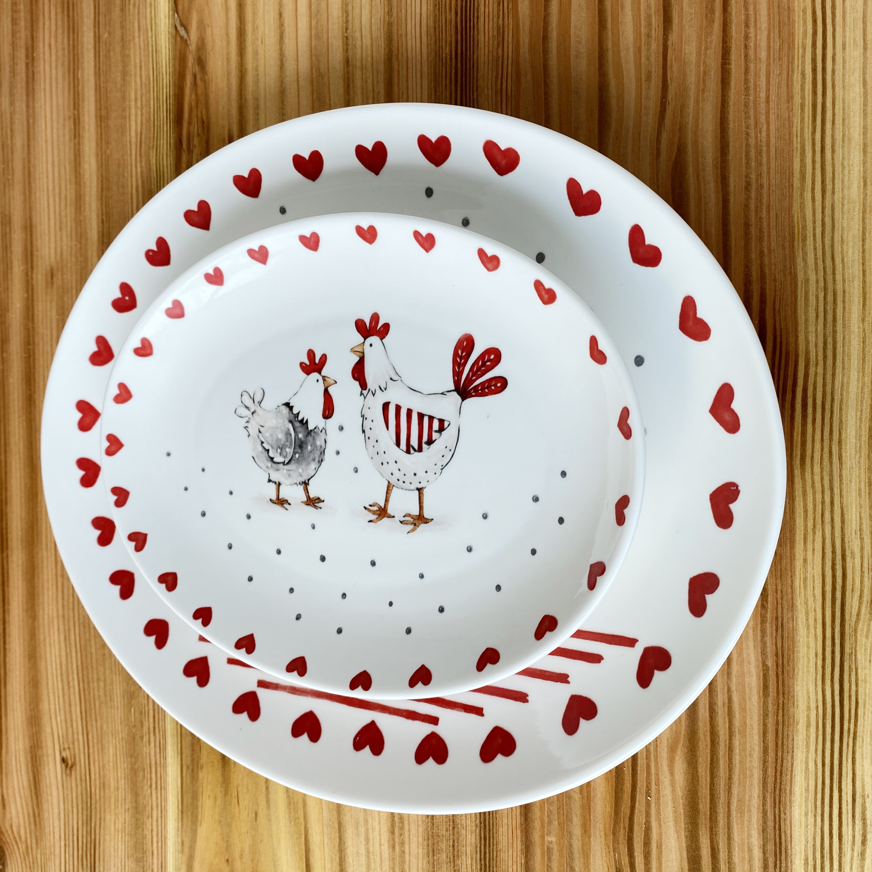 Spring Easter tableware Chick Soup plate