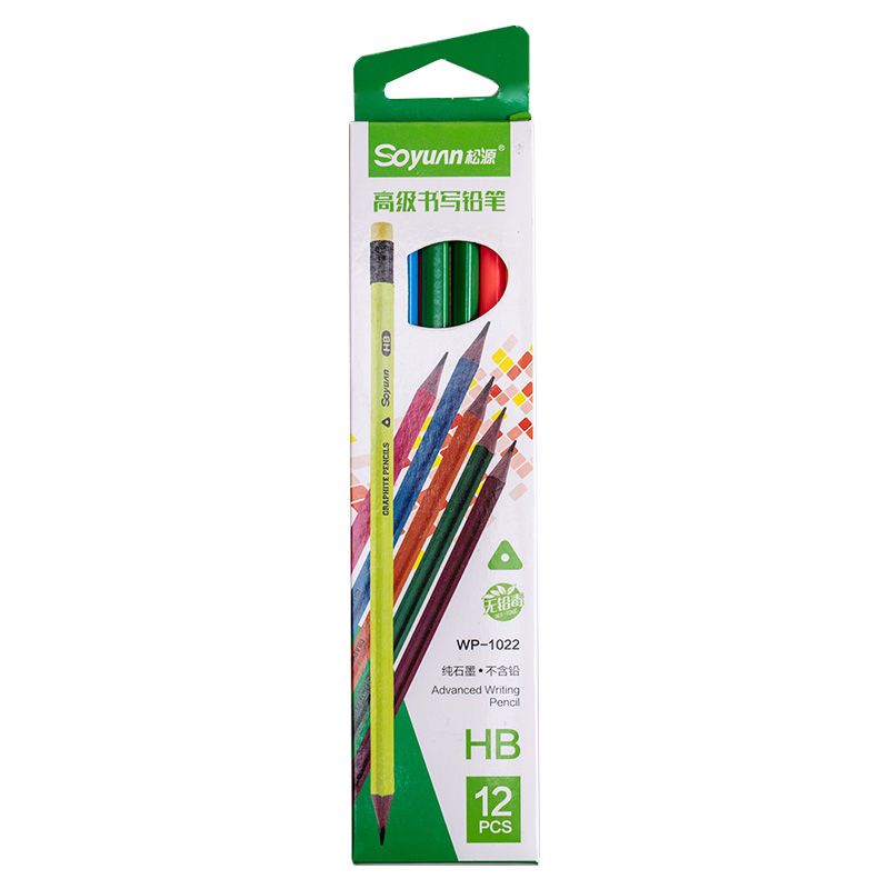 Six Pc Neon Pencil With Eraser
