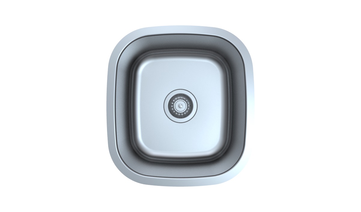 Stainless Steel Undermount Single Bowl Bar Sink 1618