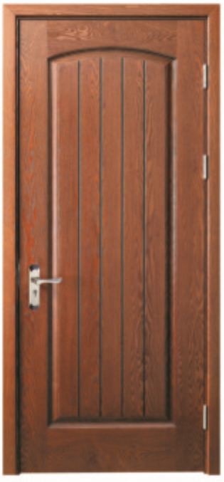 wooden veneer painting door