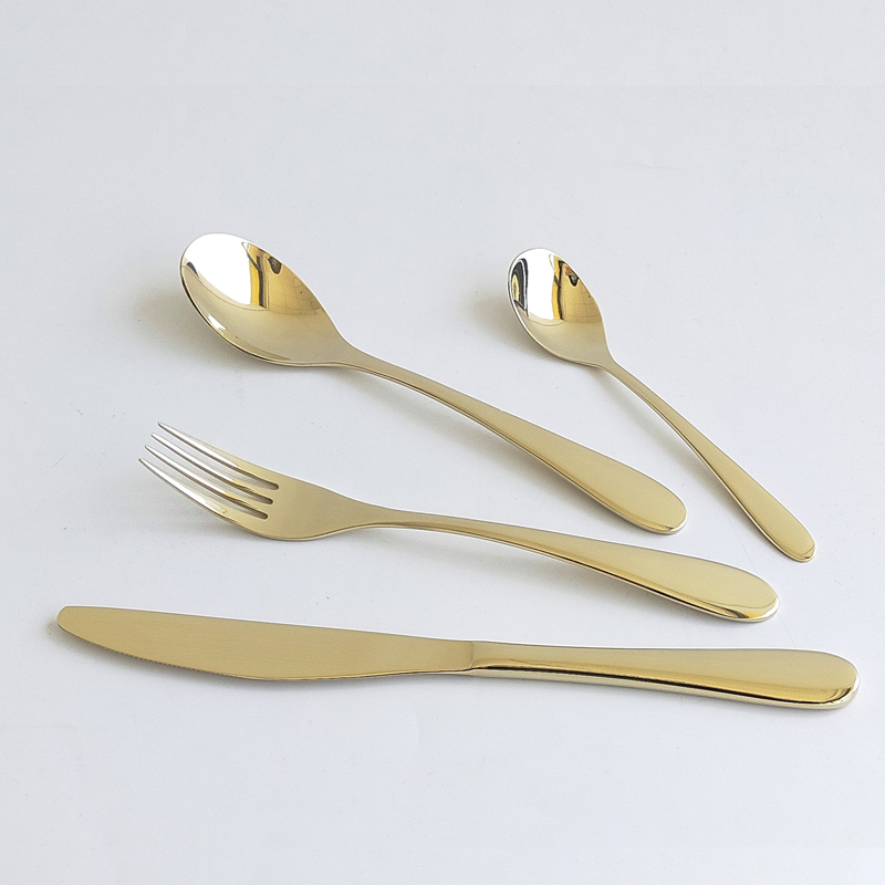Stainless steel cutlery - Pure PVD Champange Gold