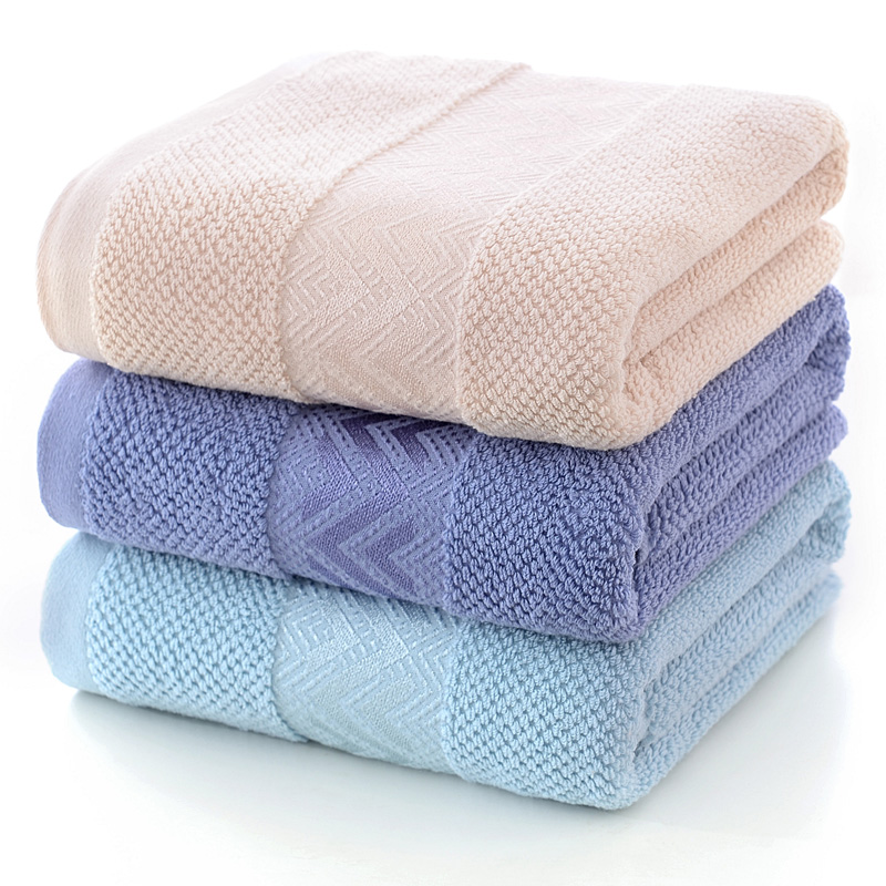 100% cotton dobby bath towel