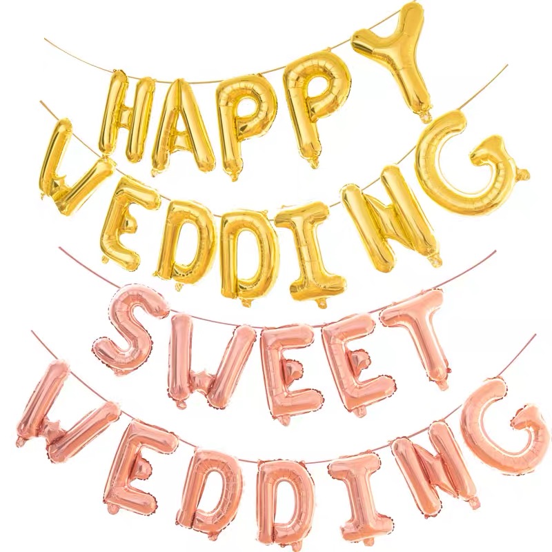 Wedding aluminum foil ball