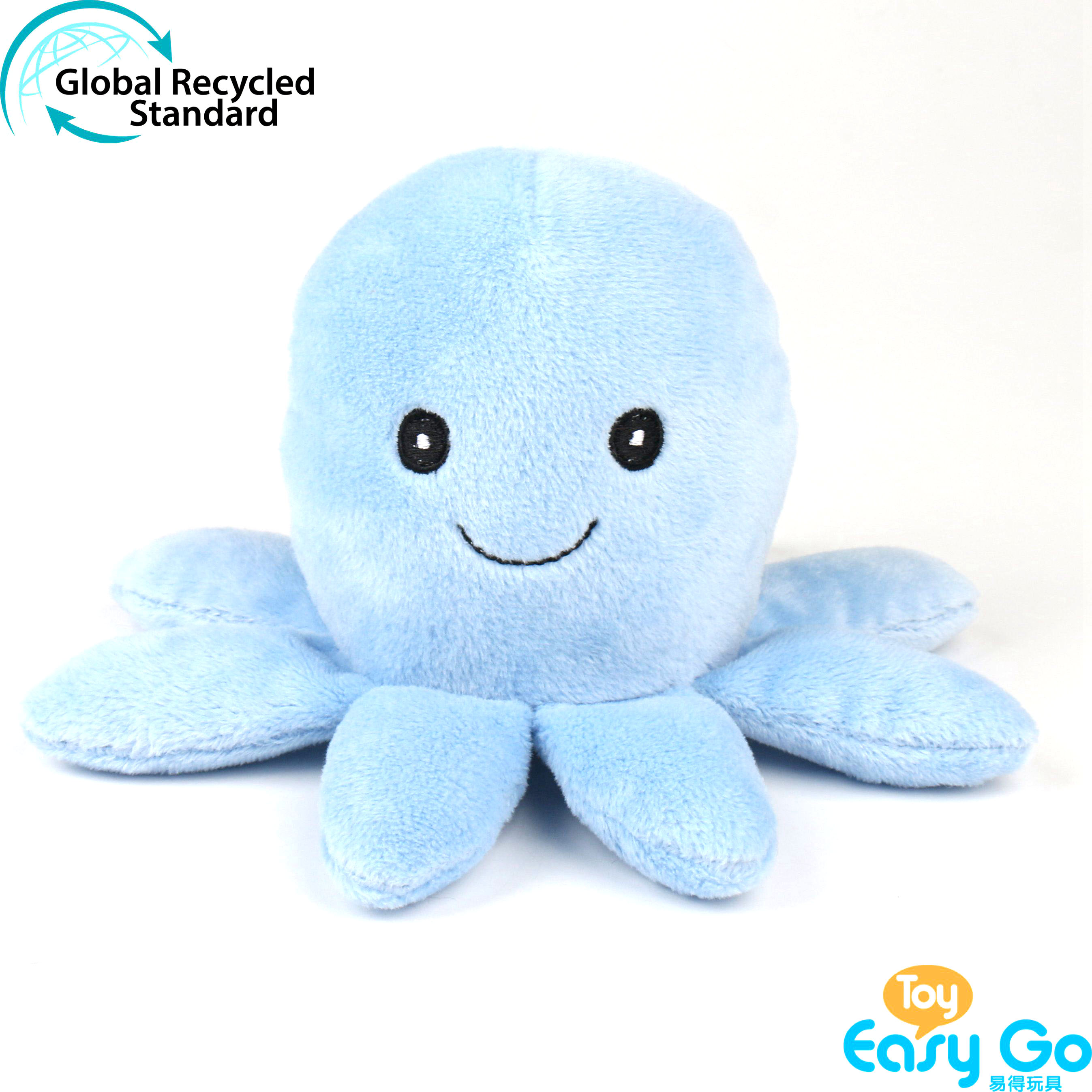 ECO-friendly 100% recycled sustainable plush soft stuffed sea animal octopus devilfish toy