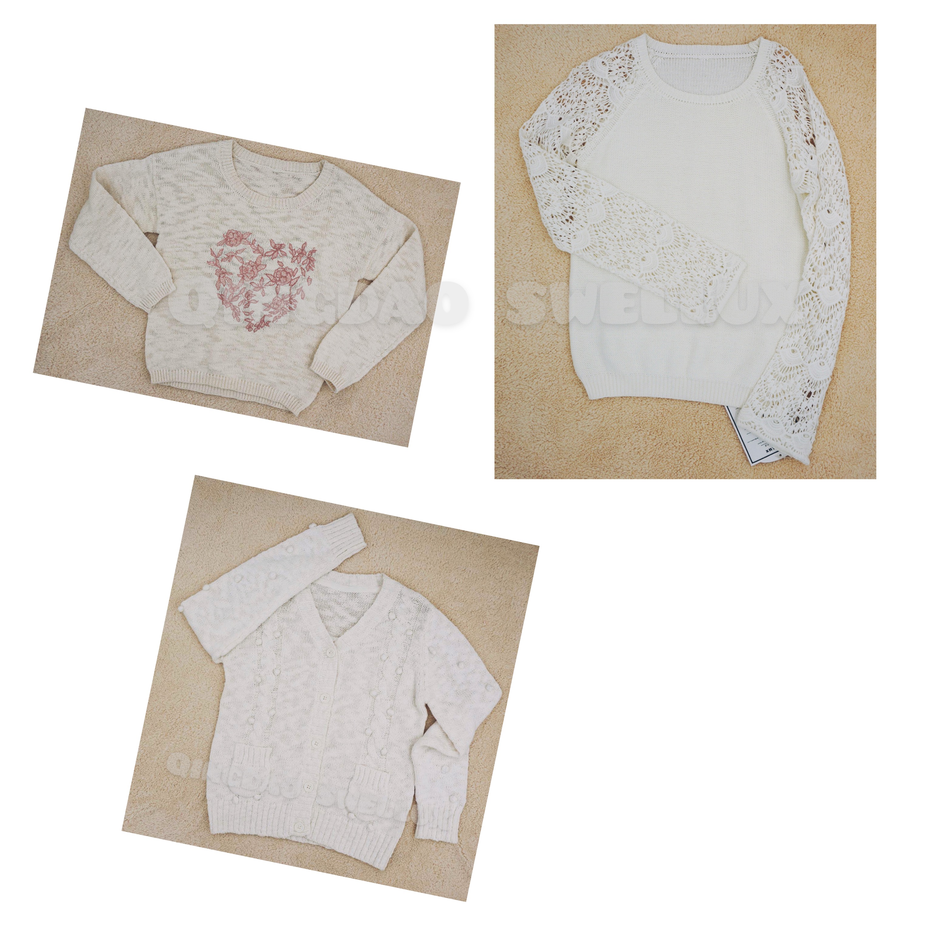 5gg Girl Sweater Knit With Slub Yarn