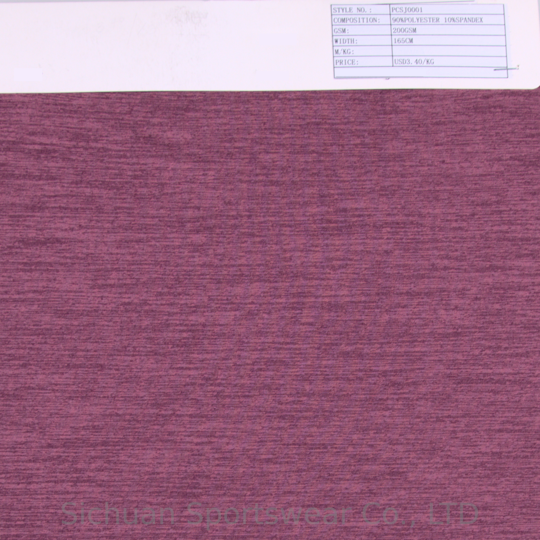 Melange Jersey Of Sportswear Fabric