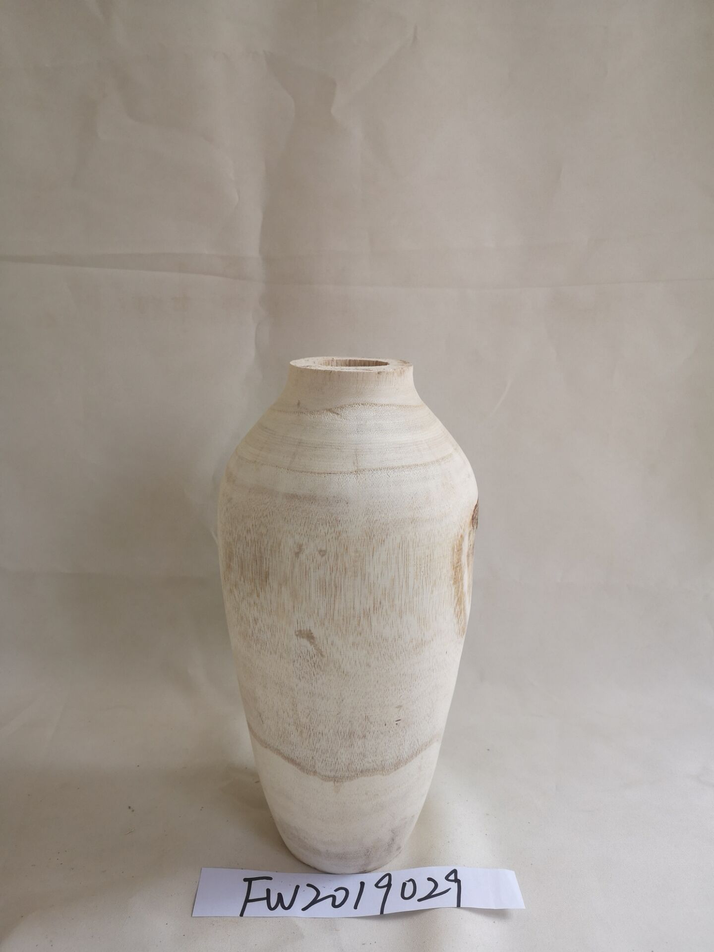 wooden vase
