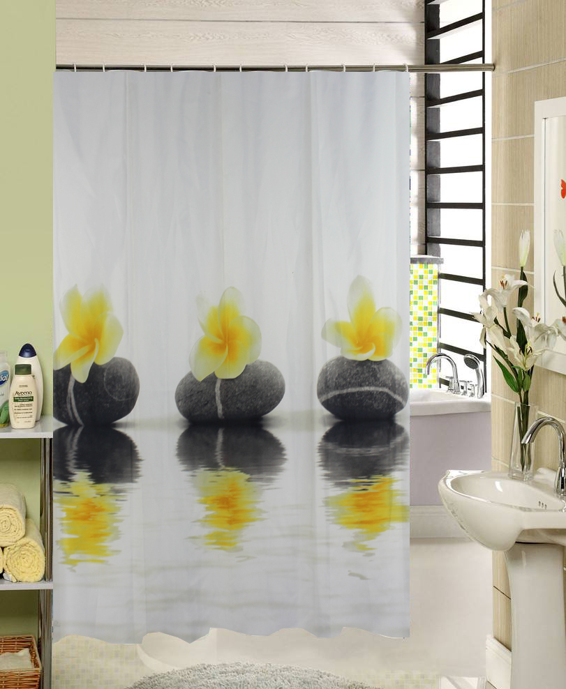 polyester printed shower curtain from manufacturer