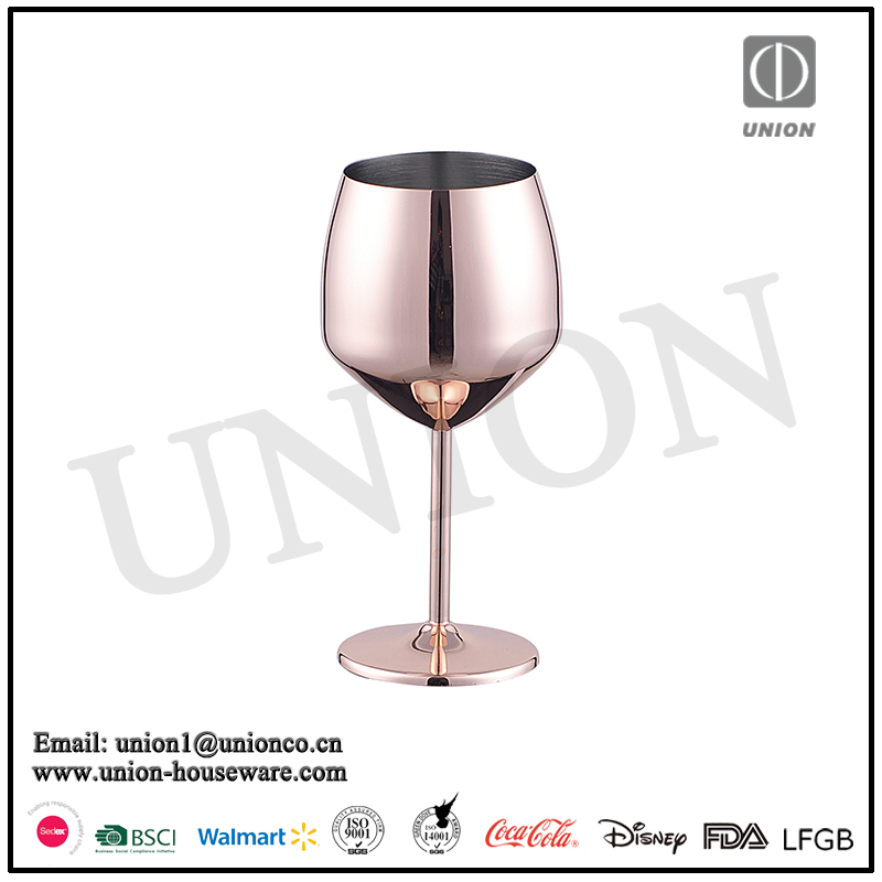 Factory direct sale 304 stainless steel wine glass 304 champagne coupe Martini cup Cocktail mug Champange glass