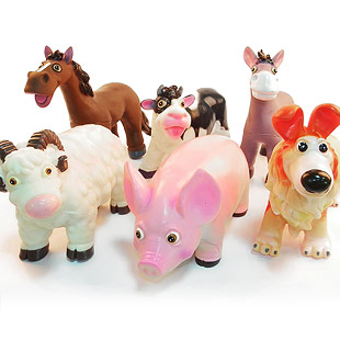 Cartoon Soft Stuffed Farm Animals