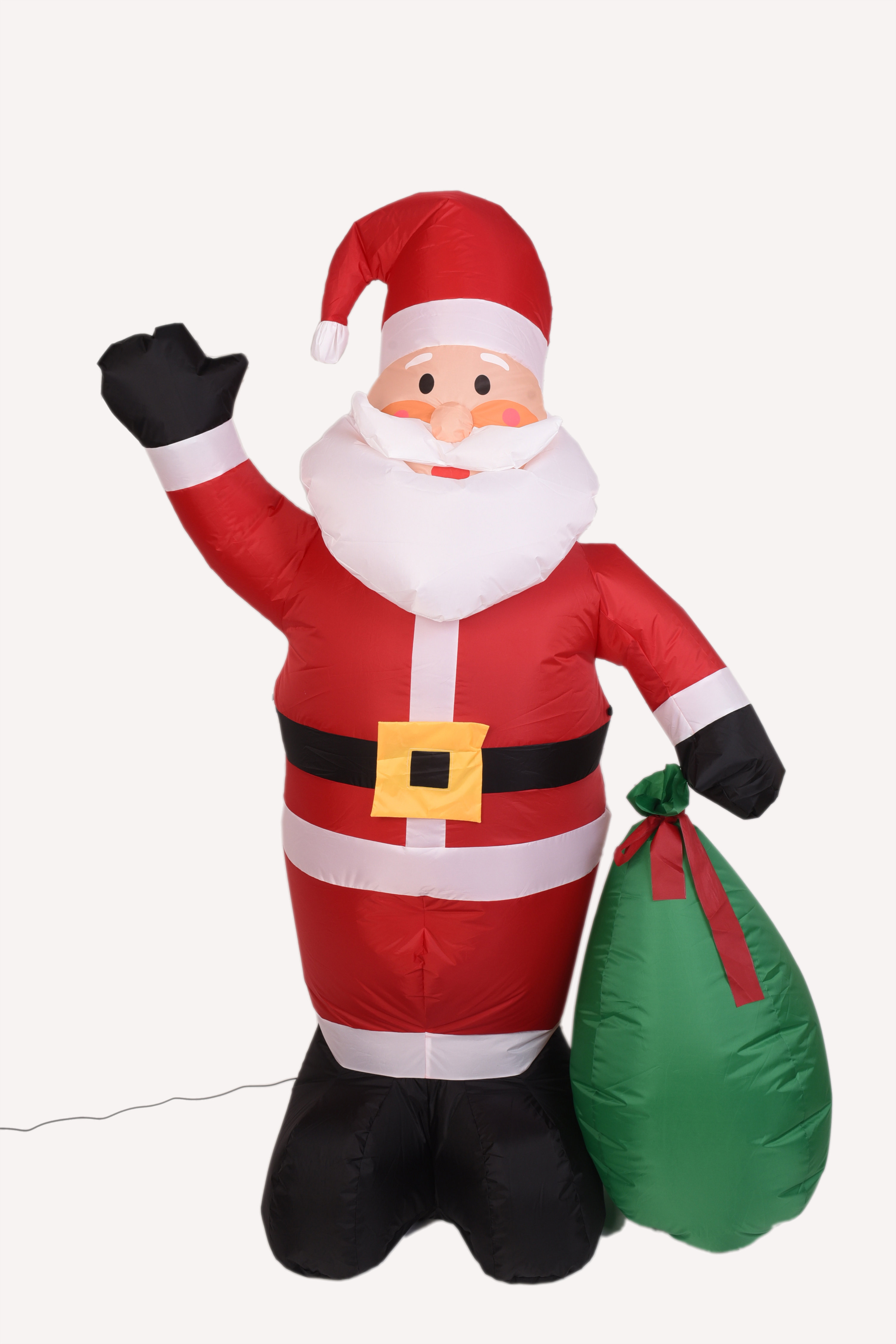 1.8 meter christmas santa claus with giftbag