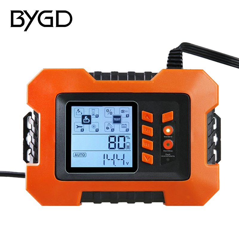 7 stage pulse battery repair charger car battery charger