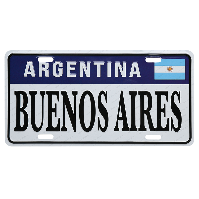 promotional wholesales full color printing car license plate